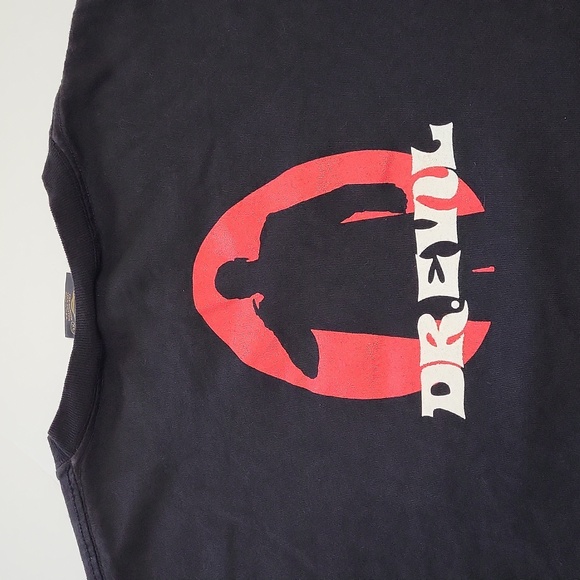 Vintage 1998 Black Austin Powers Dr Evil T-shirt Adult Size Xl - Picture 11 of 14